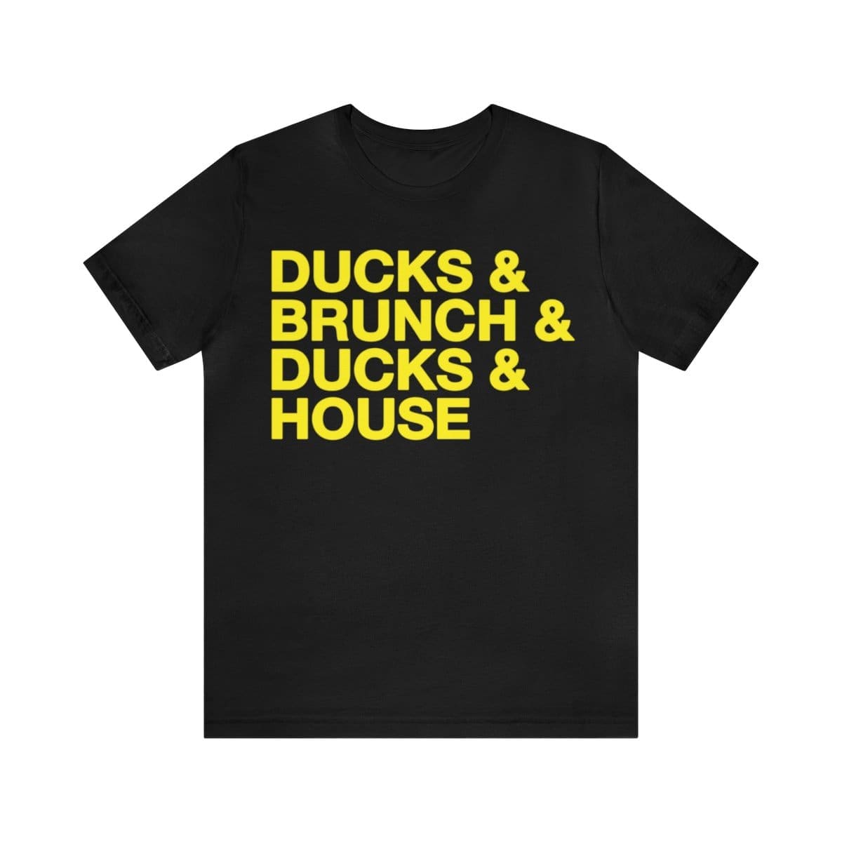 Ducks and Brunch and Ducks and House - Unisex Jersey Short Sleeve Tee - Image 2