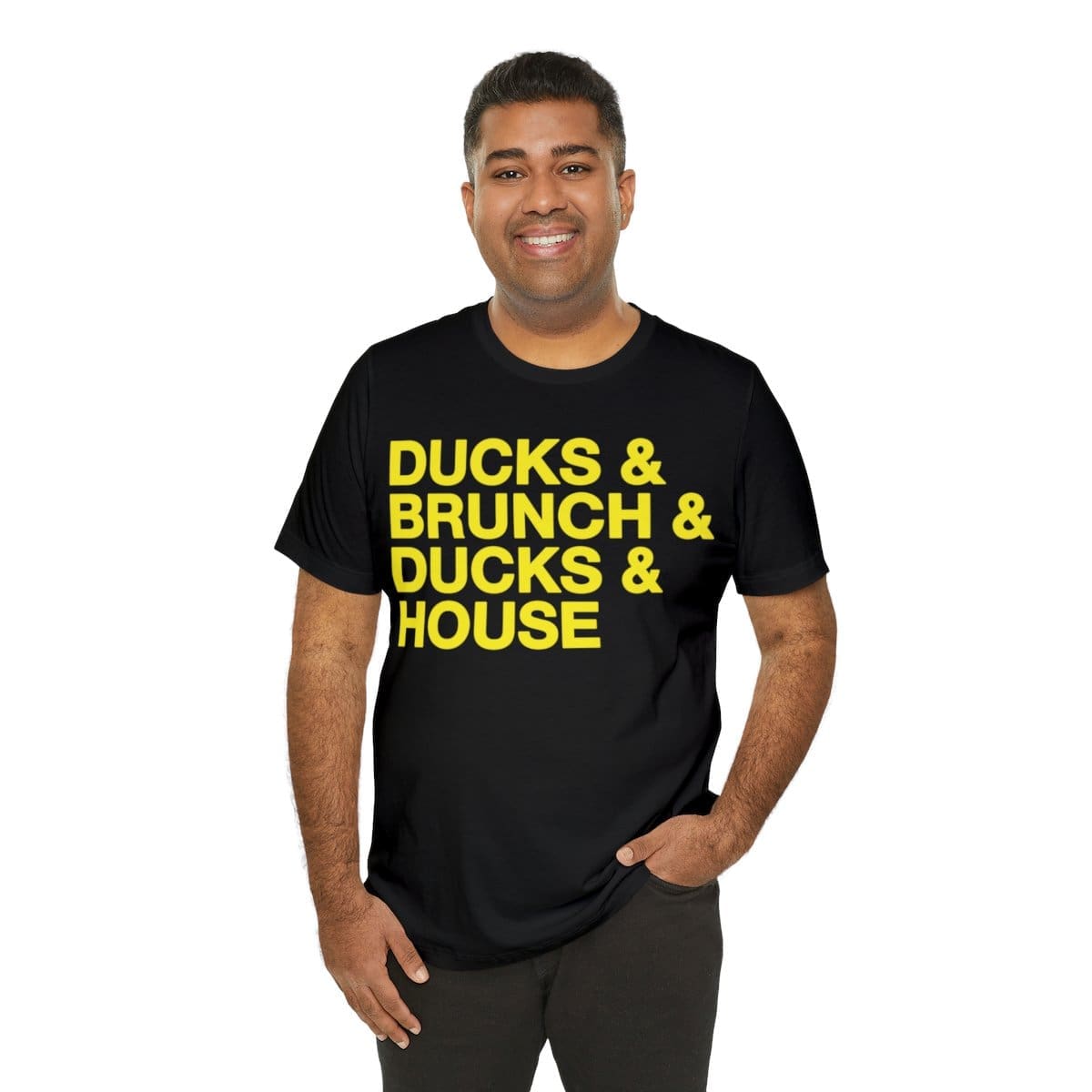 Ducks and Brunch and Ducks and House - Unisex Jersey Short Sleeve Tee - Image 9
