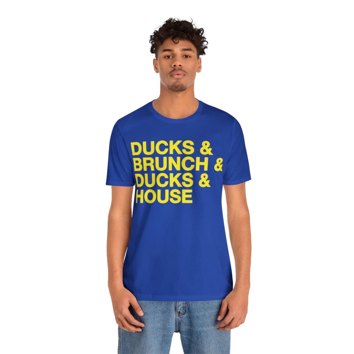 Ducks and Brunch and Ducks and House - Unisex Jersey Short Sleeve Tee - Image 41