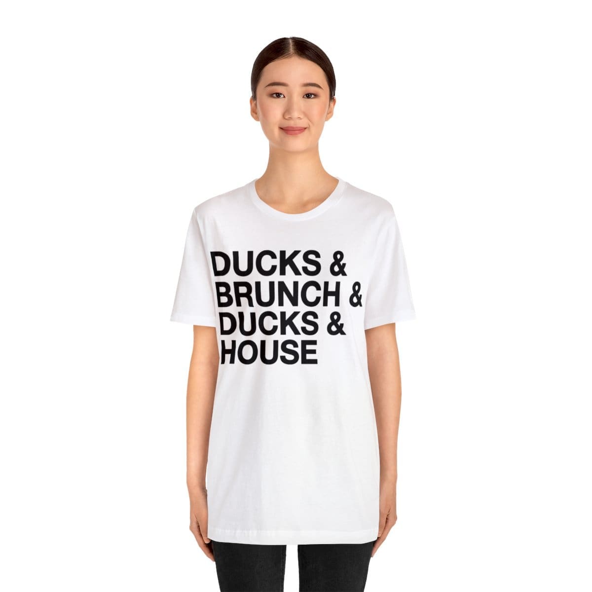 Ducks and Brunch and Ducks and House - Unisex Jersey Short Sleeve Tee - Image 16