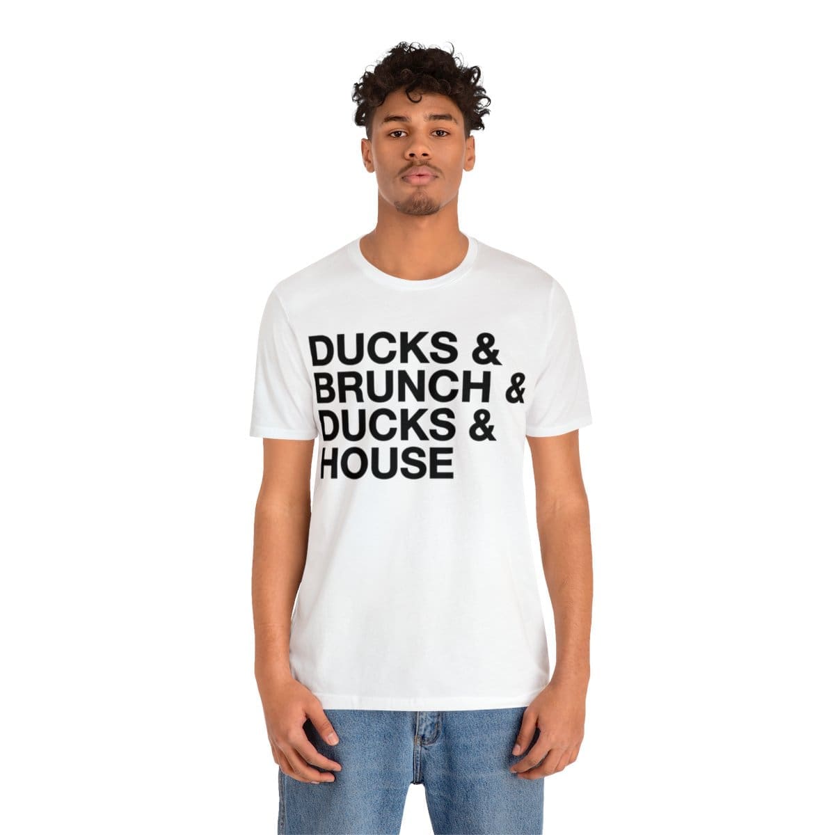 Ducks and Brunch and Ducks and House - Unisex Jersey Short Sleeve Tee - Image 17