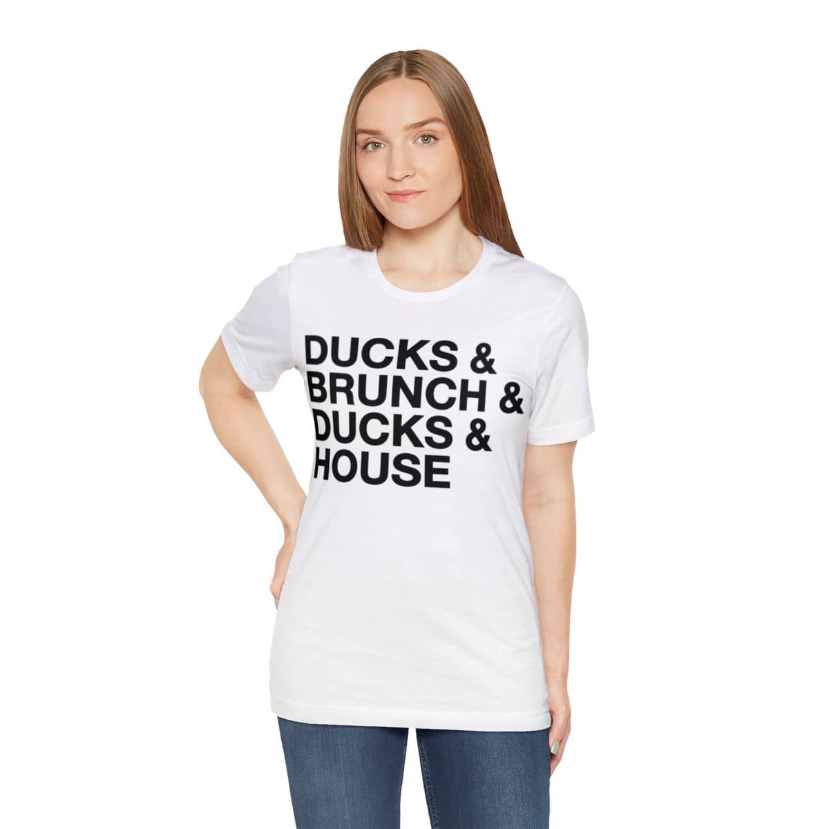 Ducks and Brunch and Ducks and House - Unisex Jersey Short Sleeve Tee - Image 18