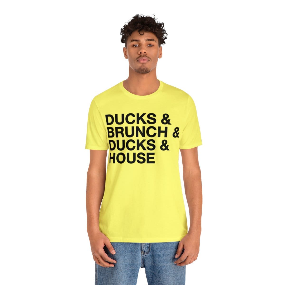 Ducks and Brunch and Ducks and House - Unisex Jersey Short Sleeve Tee - Image 29