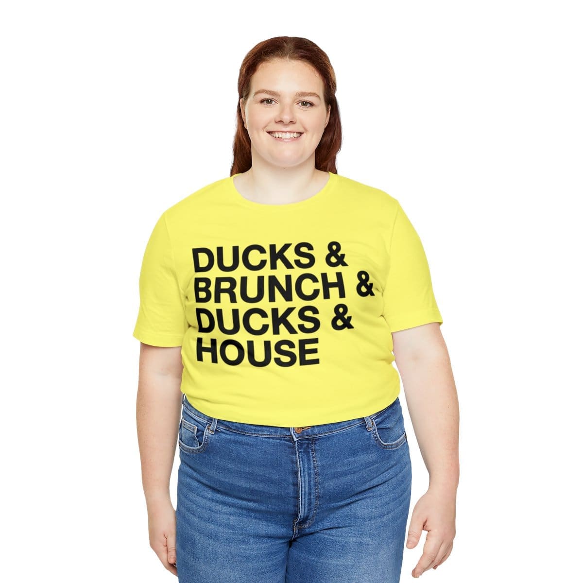 Ducks and Brunch and Ducks and House - Unisex Jersey Short Sleeve Tee - Image 32